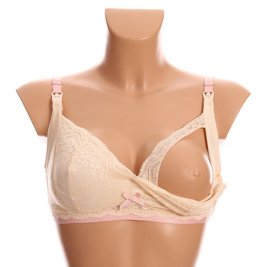 Heidi Klum Madeline amme-bh uden bøjle trekants bh vintage cream Beige 2