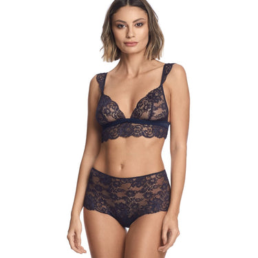 I D Sarrieri Valerie bh uden bøjle trekants bh midnight blue Blå 3