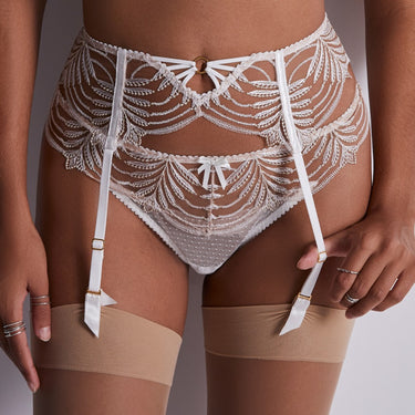 Aubade Hypnolove strømpeholder gold feather Beige 1