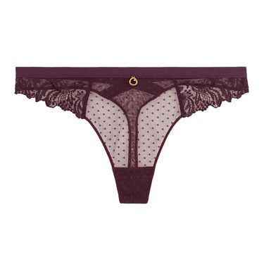 Aubade Femme Passion tanga string wineberry 1