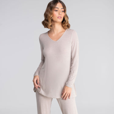 Modal cashmere top