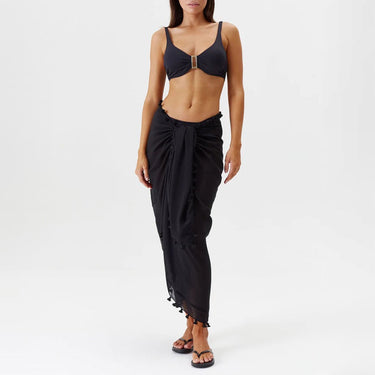 Melissa Odabash Strandtøj Pareo / Sarong black Sort 1