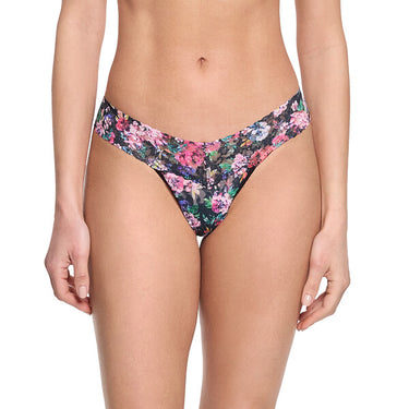 Signature Lace Print Low Rice thong