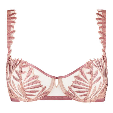 Aubade Sensory Illusion bh halv skål balconet silk rose 1