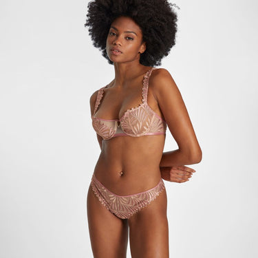 Aubade Sensory Illusion bh halv skål balconet silk rose 2