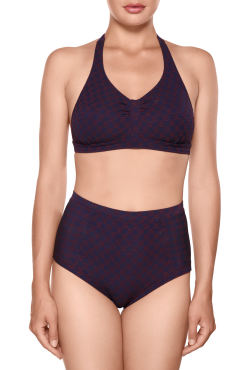 Viola Sky Miss Barbara Bikinitop fuld skål navy/red Blå 1