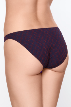 Viola Sky Miss Barbara brasiliansk bikini trusse navy/red BlĂĄ 2