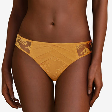 Chantal Thomass Encens Moi Dentelle et Resille klassisk rio trusse ginger Rød 1