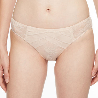 Chantal Thomass Encens Moi Dentelle et Resille klassisk rio trusse golden beige Beige 1