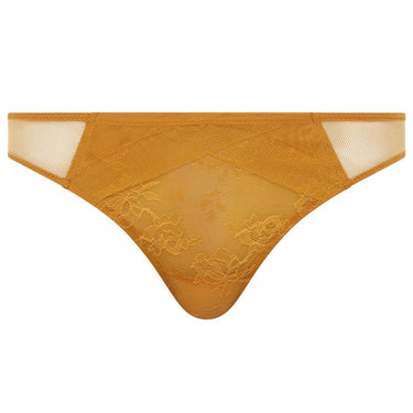 Chantal Thomass Encens Moi Dentelle et Resille string ginger Rød 2