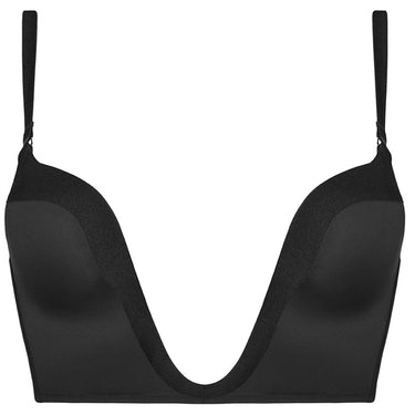 Wonderbra Ultimate plunge bh ekstra dyb black Sort 3